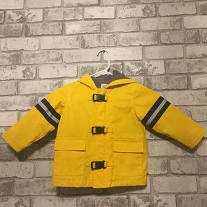 Zip-Up & Buckle Toddler Raincoat Size 2